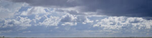 Clouds and a blue sky
