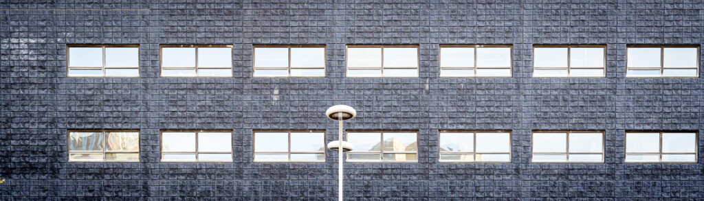 Detail of building in Amsterdam-North